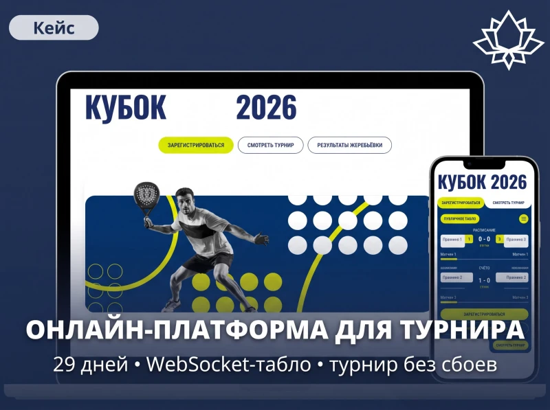 Онлайн-платформа для турнира за 29 дней: кейс без сбоев